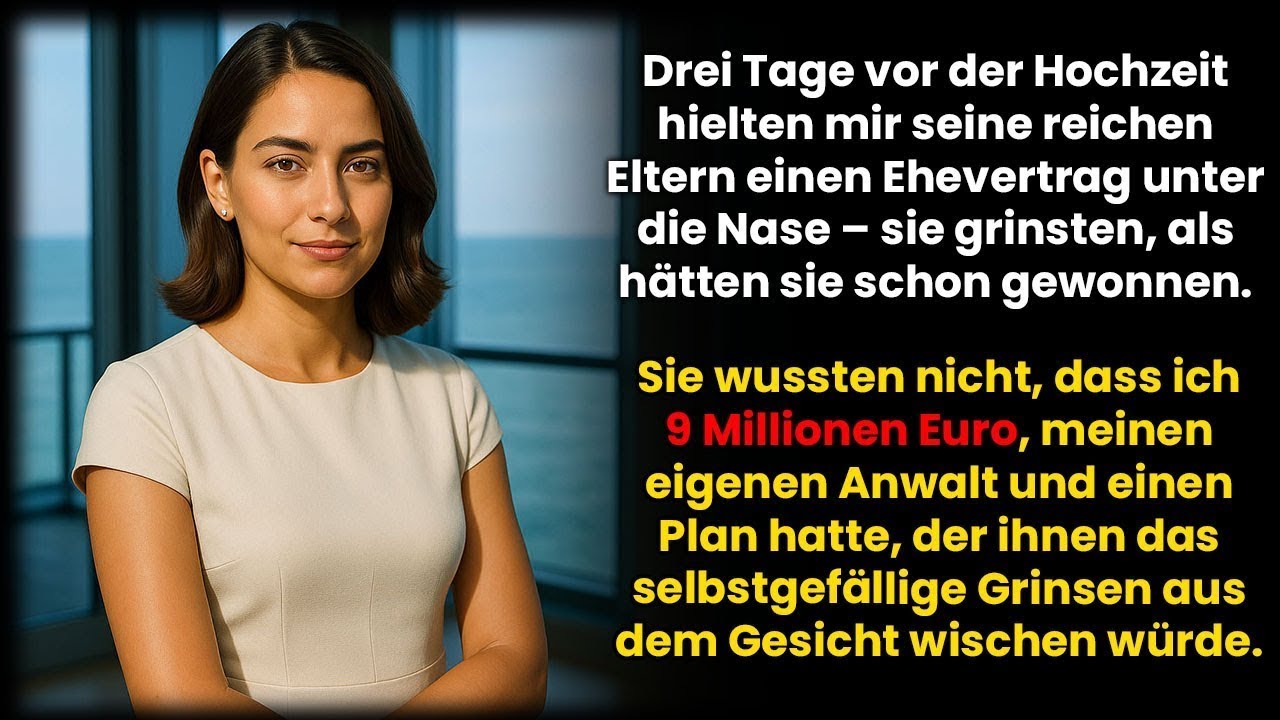 „Unterschreib oder die Hochzeit platzt“, drohte seine Familie – doch meine 9 Mio. € überraschten