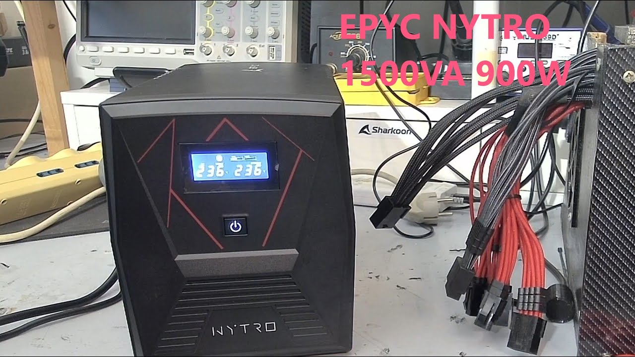 Test e recensione UPS Epyc Nytro 1500VA 900w sinusoidale