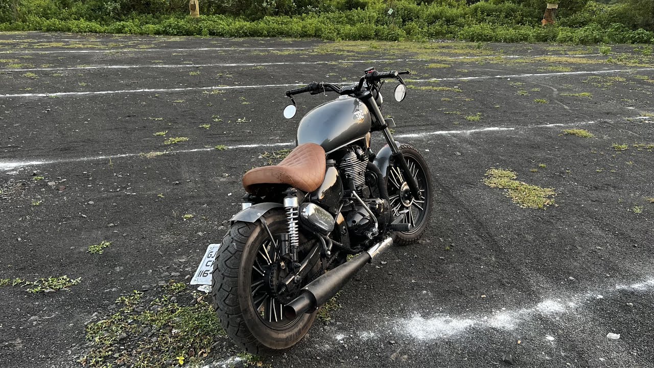 Thunderbird 350 modified into custom Bobber | Best Modified Thunderbird🔥