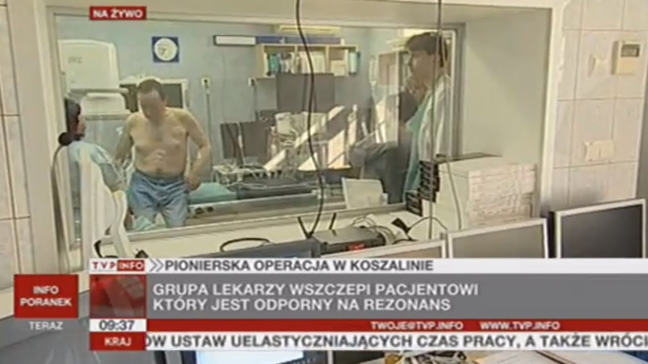 Pionierska operacja w Koszalinie (TVP Info, 25.04.2013)