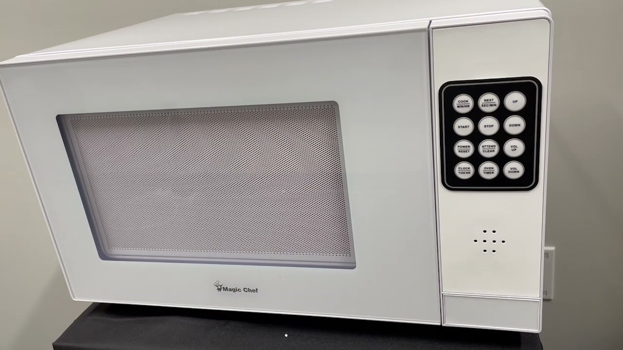 NCATP Demo: Magic Chef Talking Microwave Oven - Captioned
