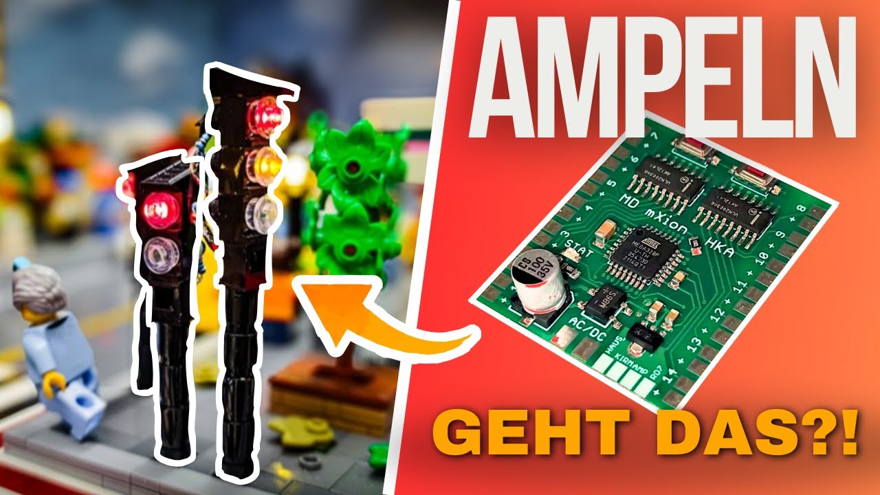 Eigenes AMPEL-SYSTEM in EURE LEGO®/Klemmbaustein - Stadt, geht das EINFACH SO?! (TUTORIAL)