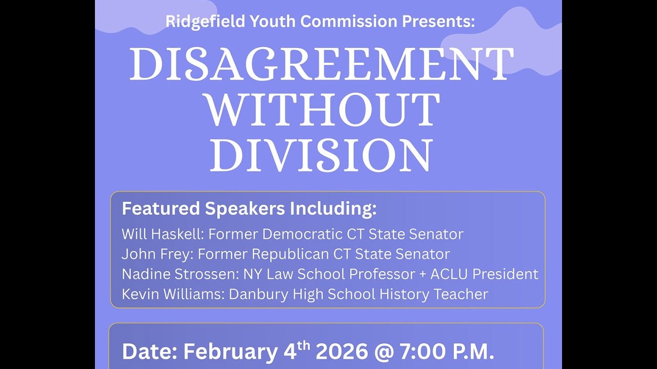 Ridgefield Youth Commission presents Disagreement Without Division