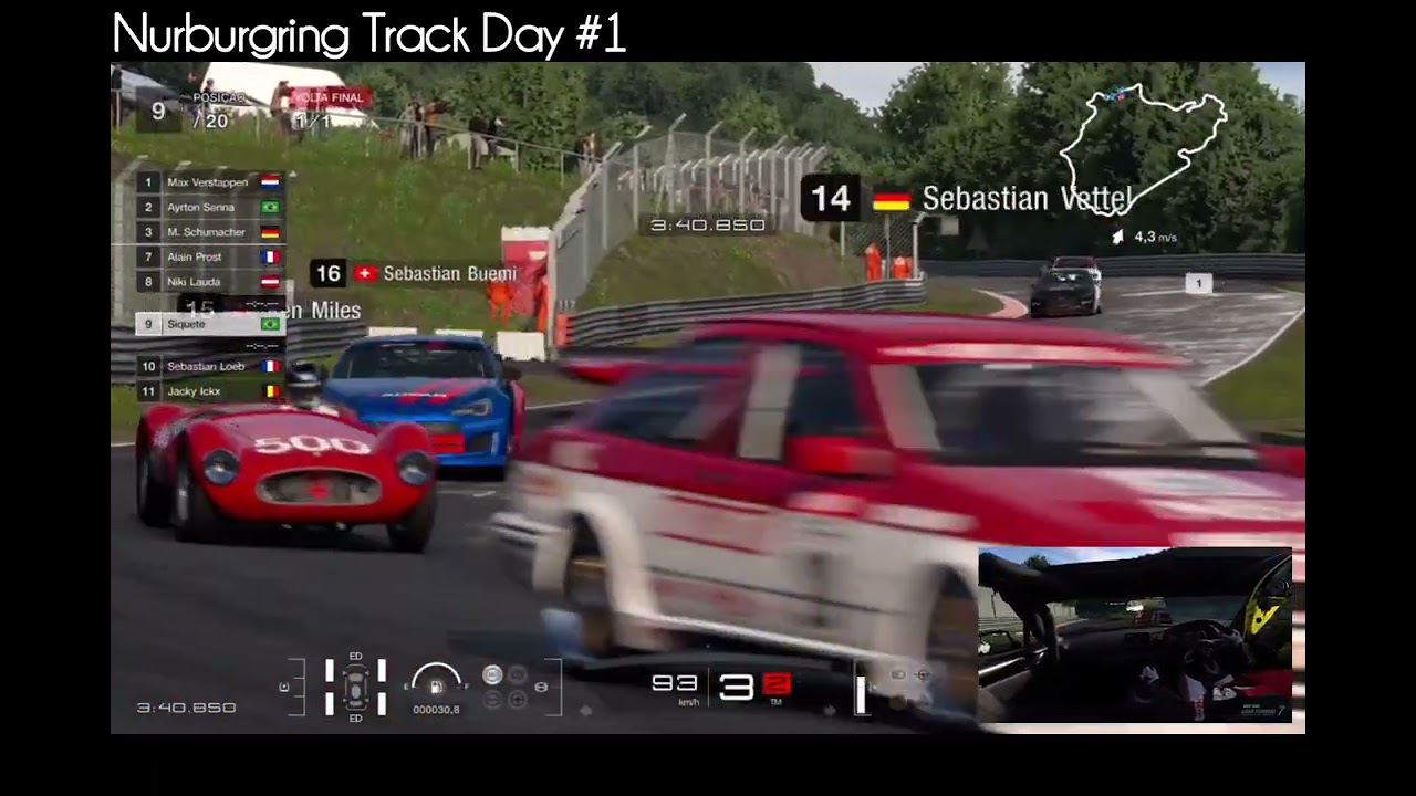 Gran Turismo 7 - Track day #1 em Nurburgring com as Lendas do Automobilismo