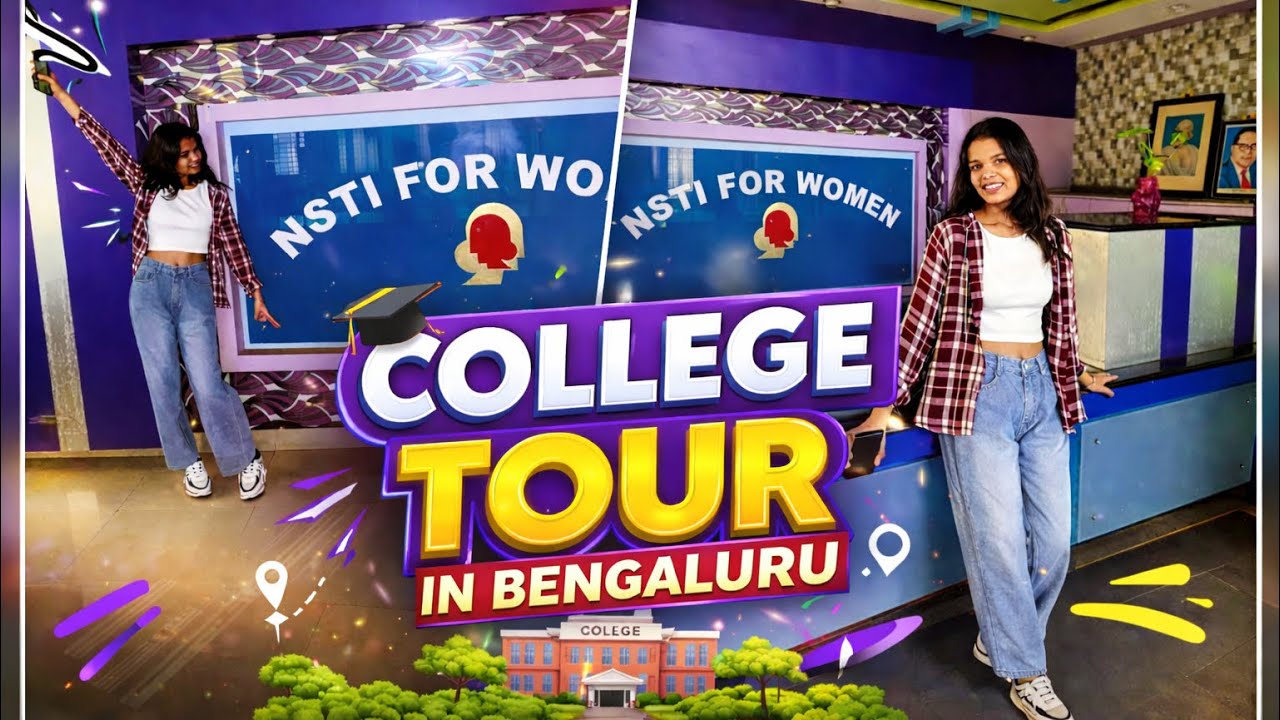 National Skill Training Institute For Women Bengaluru(NSTI W Bengaluru) College tour  #vlog #tour 