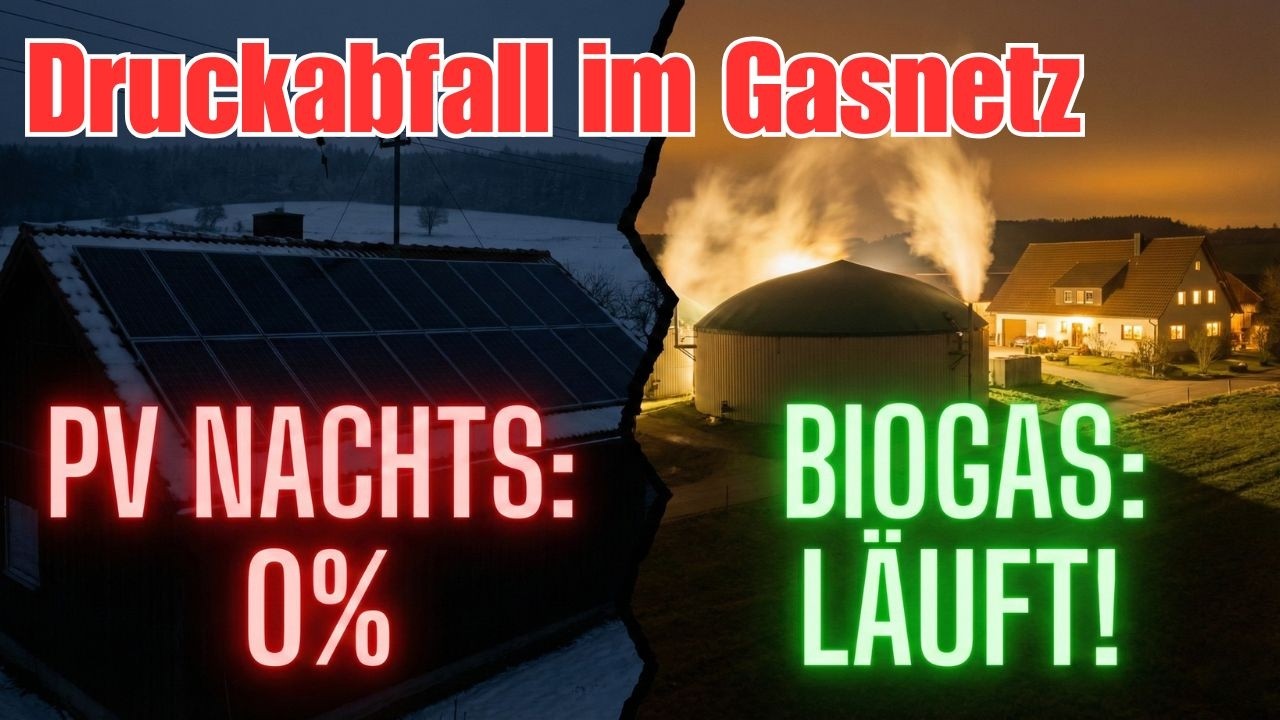 NETZ-KOLLAPS DROHT! Warum sie die einzige Rettung (BIOGAS) aktiv vernichten.