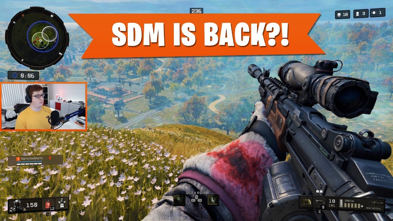 IS THE SDM BACK?! | Black Ops 4 Blackout | PS4 Pro