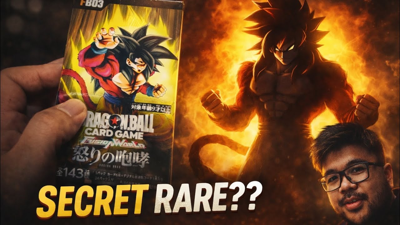UNBOXING FB03 Raging Roar Booster Box Dragon Ball Super Fusion World TCG. Pulled Secret Rare? 
