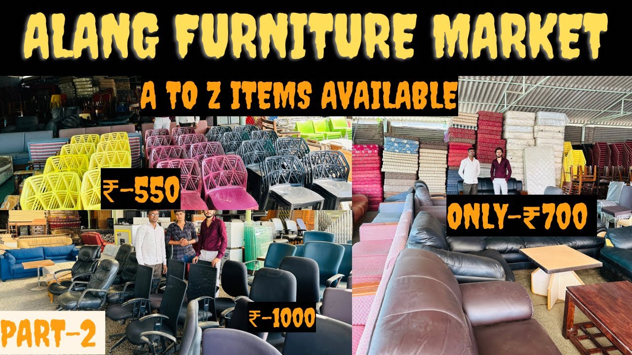 Alang Furniture Market -Starting Price Only-₹550 Biggest Market A to Z Items Available⛴🚢 Earning