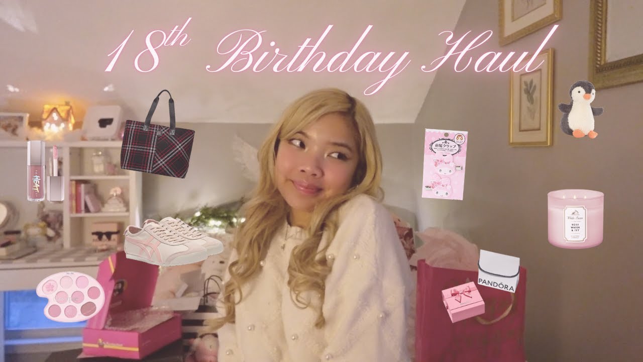 18TH BIRTHDAY HAUL💌: shoes, beauty, sanrio, & more!