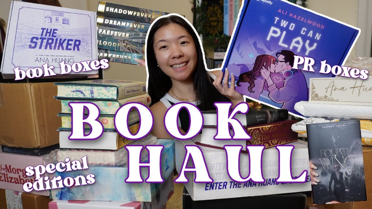 A GIANT book haul for summer + fall 2024! (special edition books, book box unboxings, PR boxes)