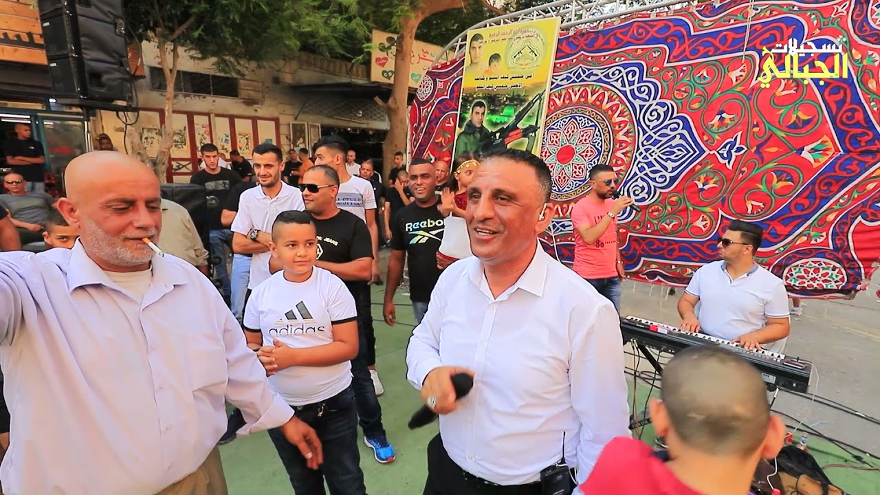 الفنان احمد الكيلاني استقبال ناري حمام العريس نادر ابو زغيب   مخيم طولكرم T Aljabaly2021