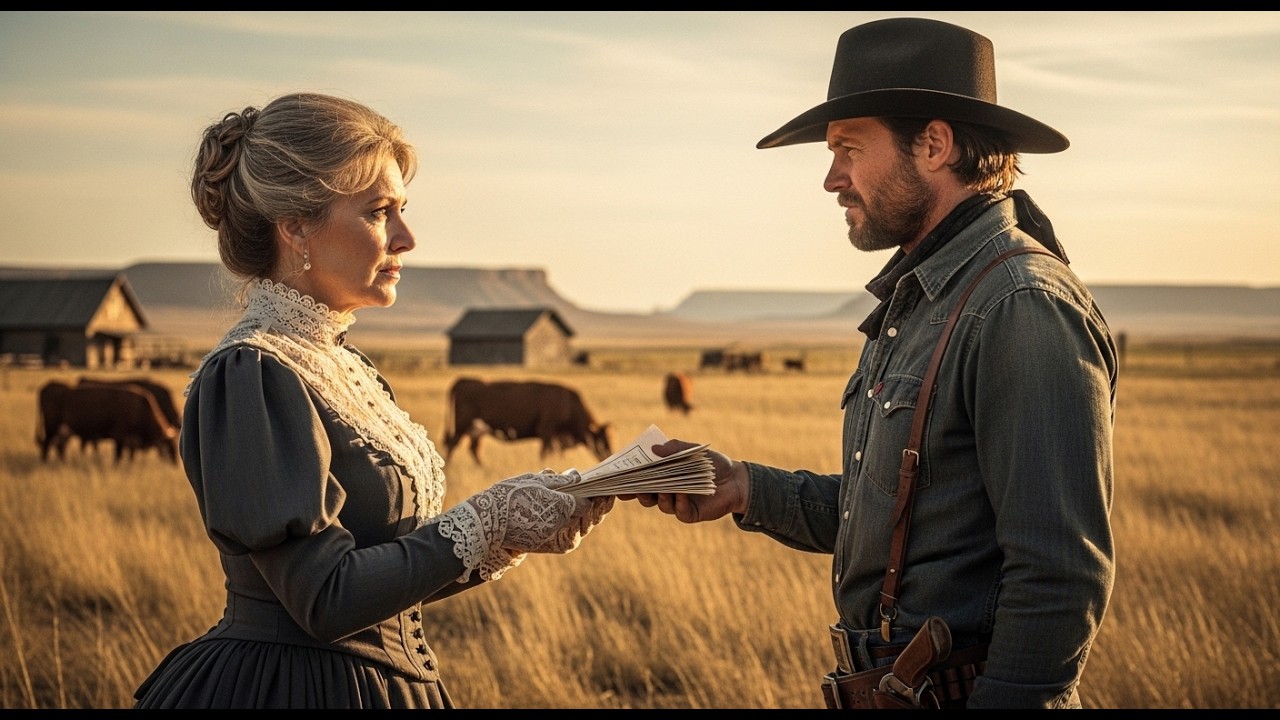 A Wealthy Widow Offered 500 Acres for One Night With a Cowboy — Then Froze at His Name