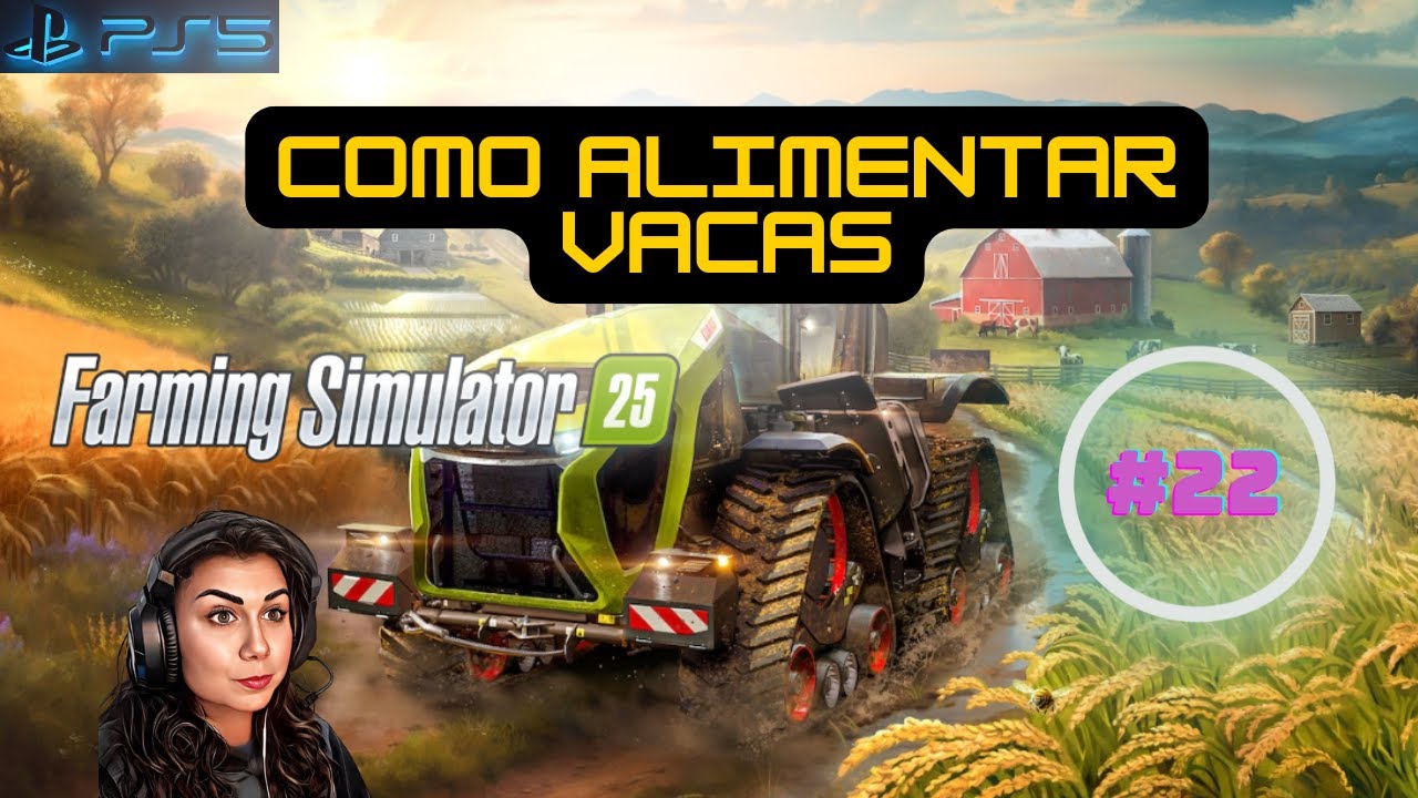🎮 FARMING SIMULATOR 25 - COMO ALIMENTAR VACAS -  PS5 Gameplay 4K - #22