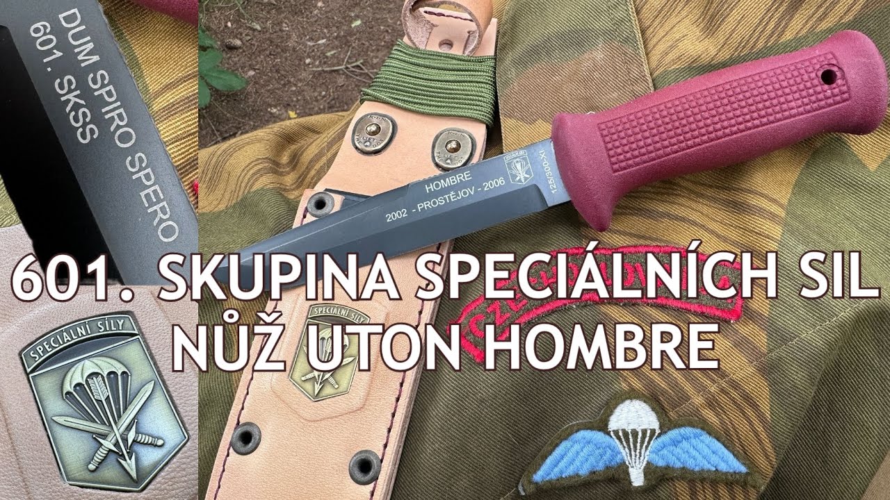 601. skupina speciálních sil - Nůž UTON limitovaná edice 601 ks