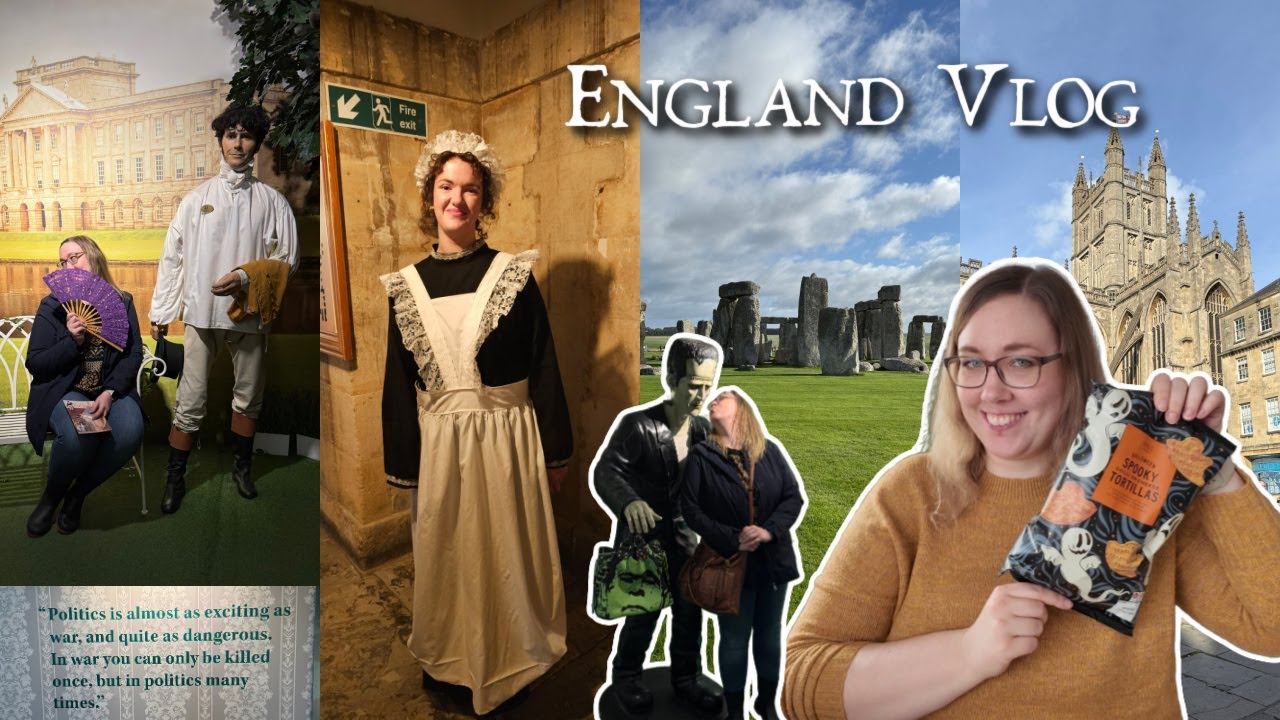 Jane Austen, Stonehenge, Blenheim Palace 🏴󠁧󠁢󠁥󠁮󠁧󠁿🏰🎃 England VLOG