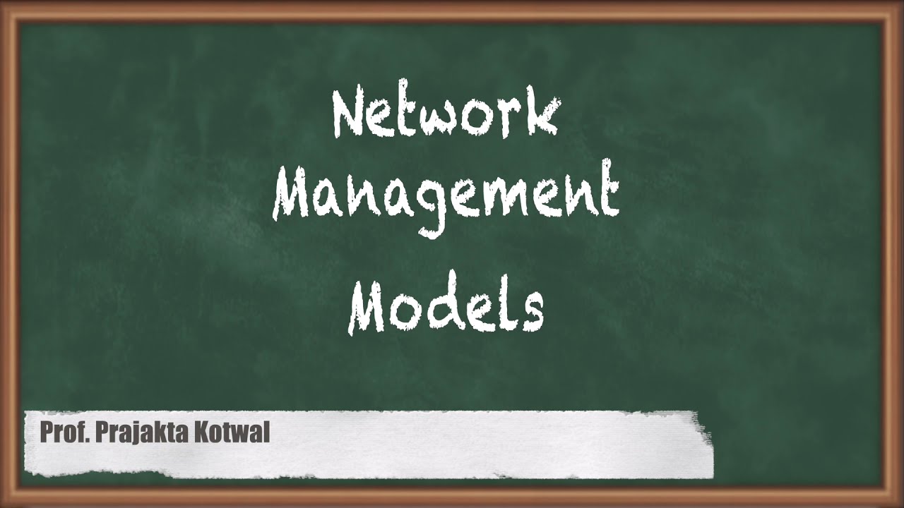 Network Management Models - OSI Network Management - Network Management in Telecommunication