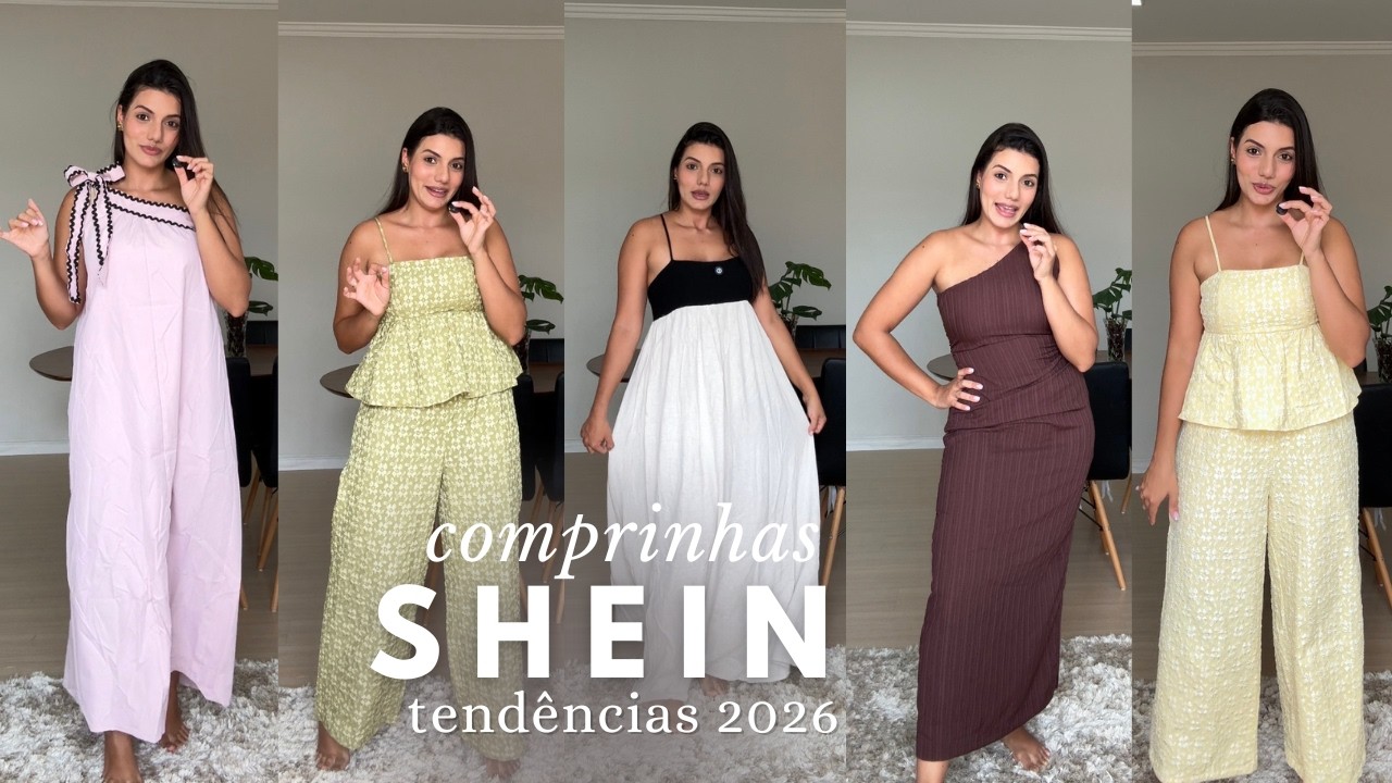 RECEBIDOS DA SHEIN, MAIS DE 1000 REAIS 🛍️😱 OS VESTIDOS MAIS LINDOS, CONJUNTOS DO MOMENTO 😱
