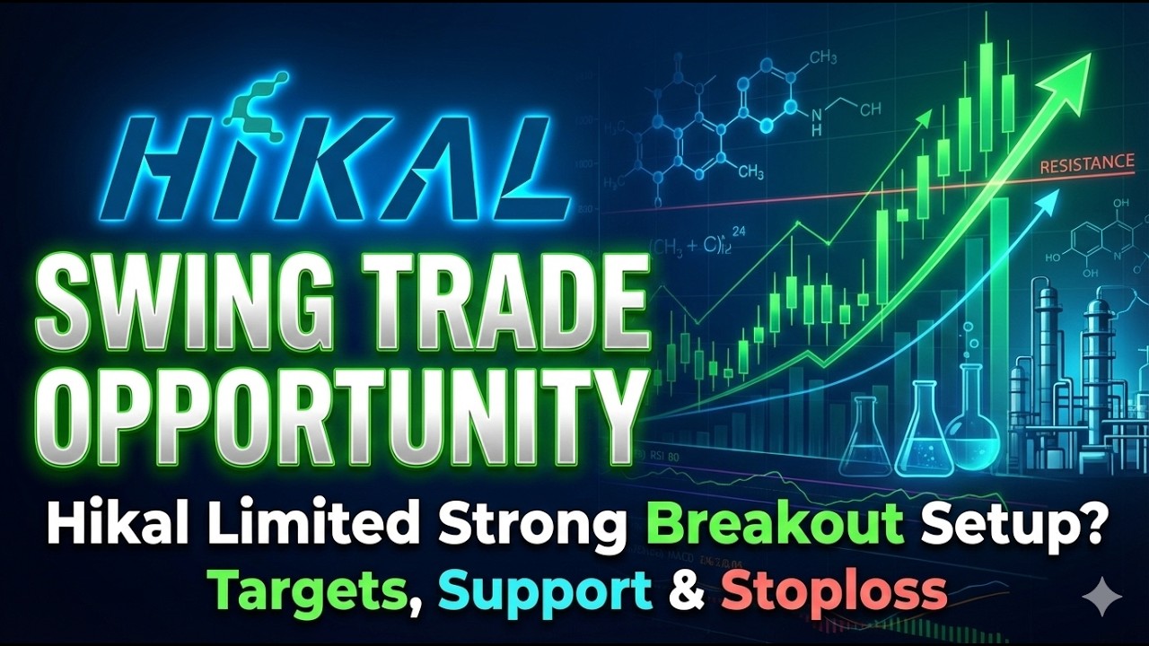 Swing Trade Opportunity | Hikal Limited Strong Breakout Setup? | Targets, Support & Stoploss