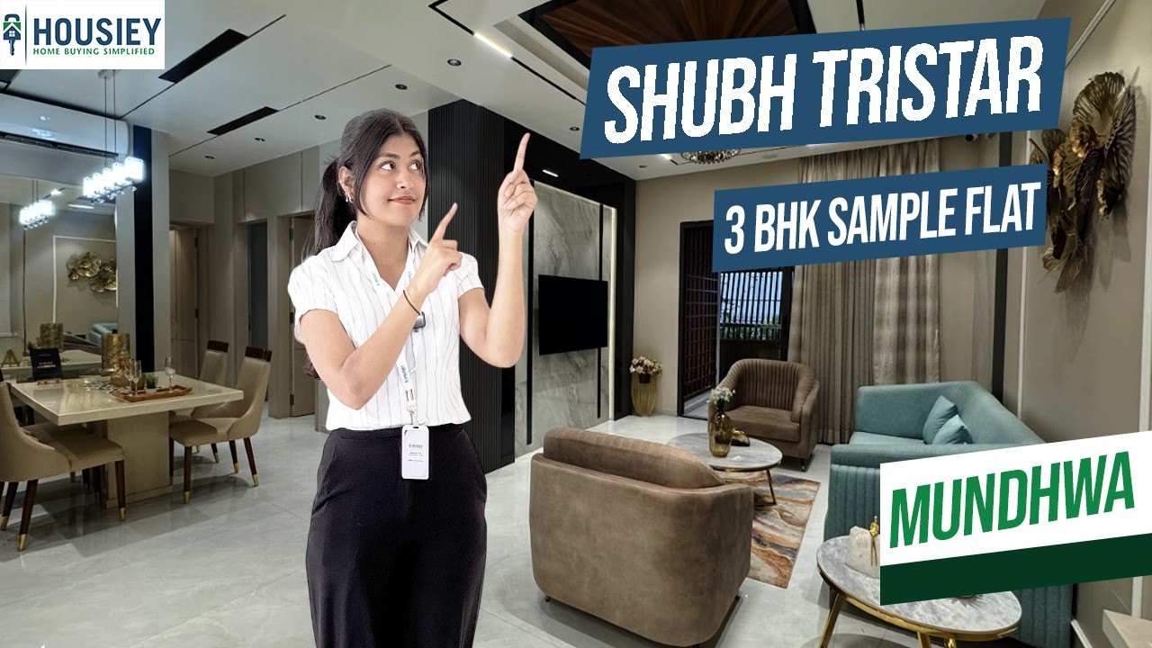 Shubh Tristar | Spacious 3BHK Sample Flat Tour In Mundhwa Pune | Price & Review 2026