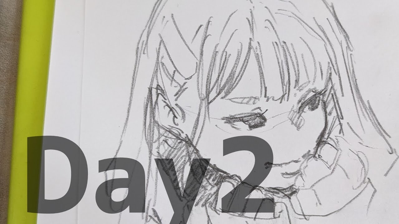 Drawing Practice  DAY2 | Girl 【Drawing with me】