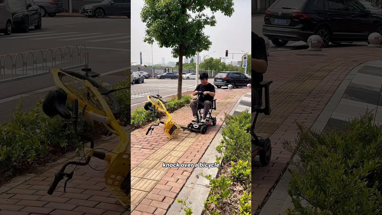 Folding mobility scooters suitable for the elderly#scooter #foldingscooter #mobilityscooter #parents