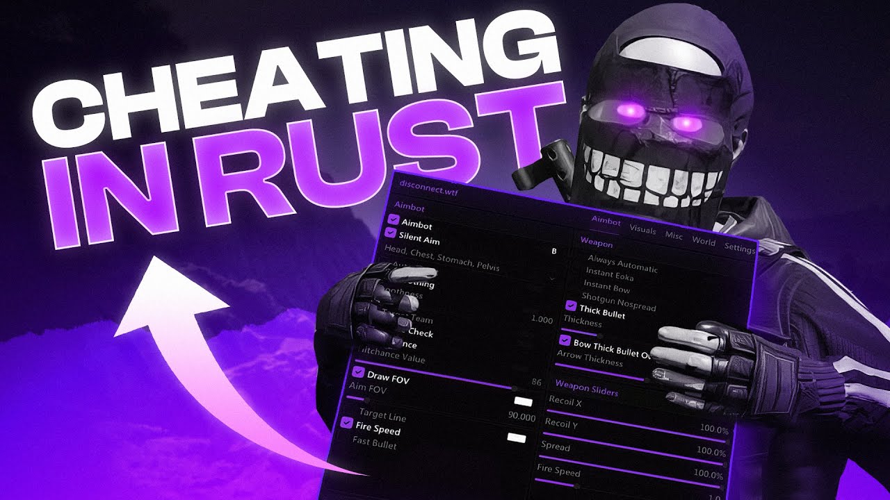 I CHEATED on a 1,000 POP SERVER using RUST CHEATS...