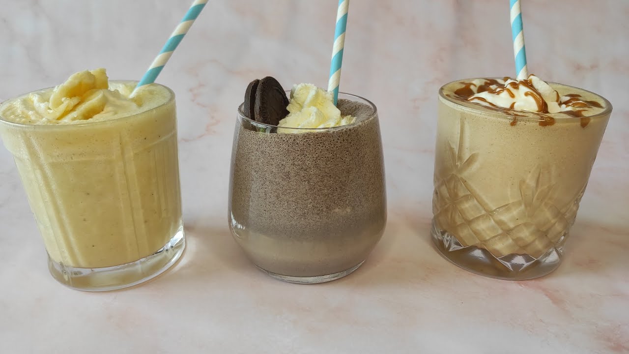 Recette milkshake oréo , banane et spéculos facile et rapide 