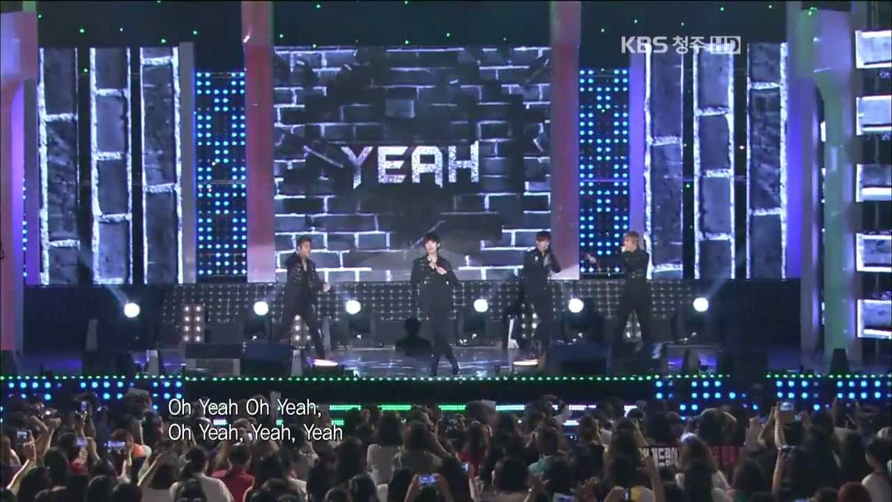 [FullCUT] 120618 MBLAQ-This is War+Oh Yeah on KBS Cheongju Concert