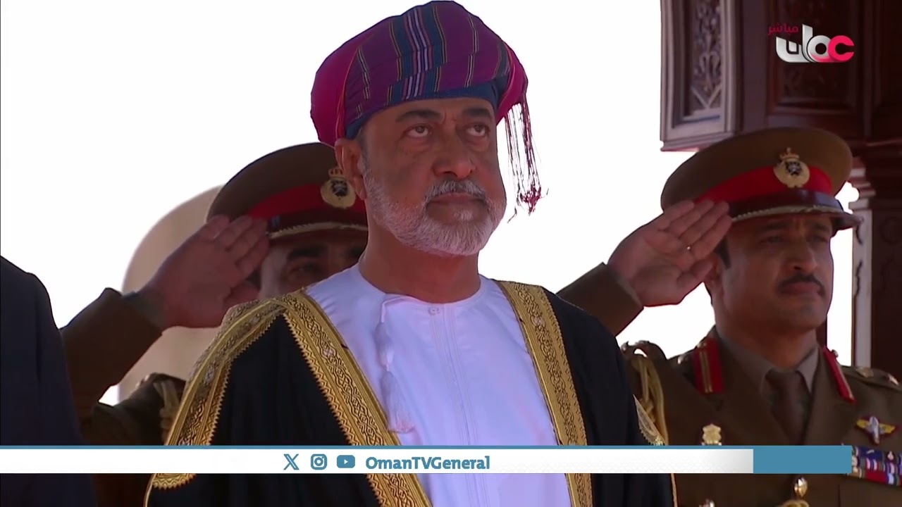 مراسم استقبال حضرة صاحب الجلالة السلطان المعظم لفخامة الرئيس ألكسندر لوكاشينكو رئيس جمهورية 
