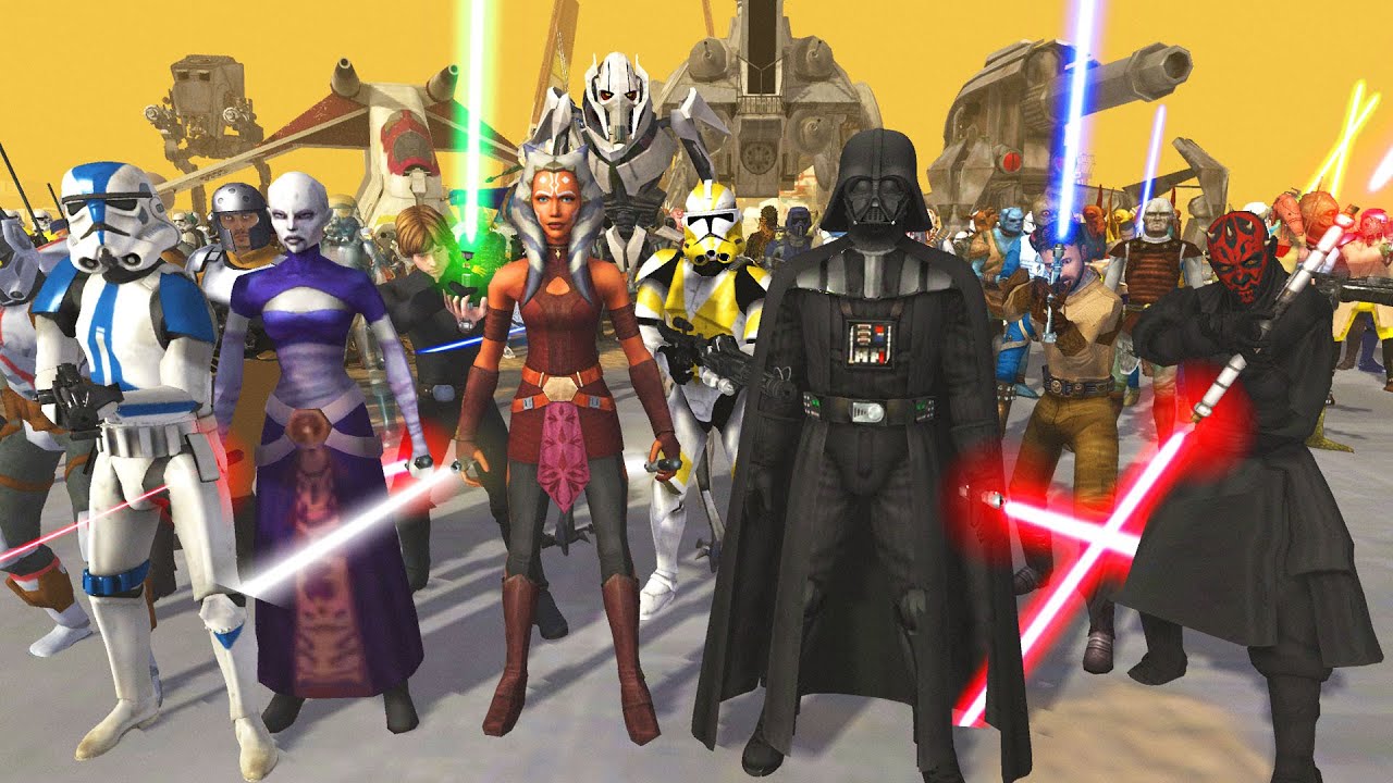 NEW Galaxy at War Update is EPIC! - Men of War: Star Wars Mod Battle Simulator