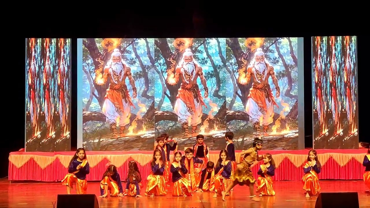 Bhumit As EKLAVYA (THEME DANCE )Divine Gurukulam The Traditional school BhUmIt0903