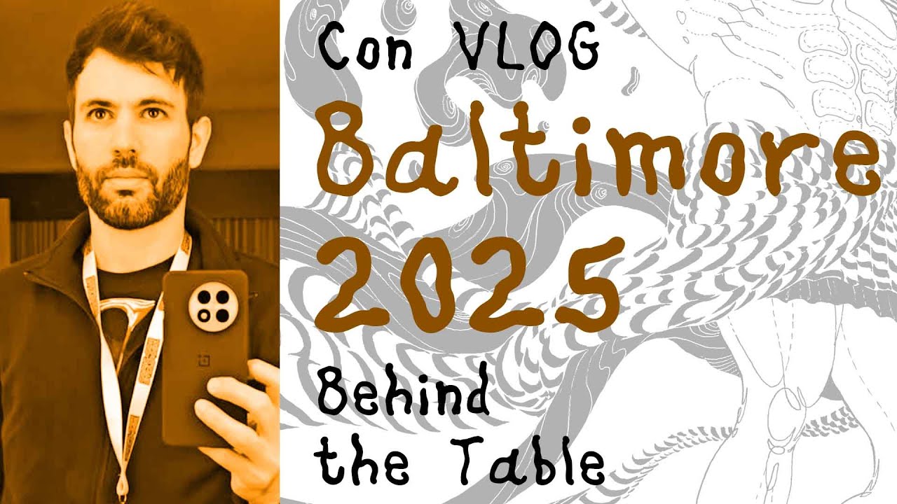 Baltimore Comic Con 2025 &ndash; Behind the Table | Artist Vlog