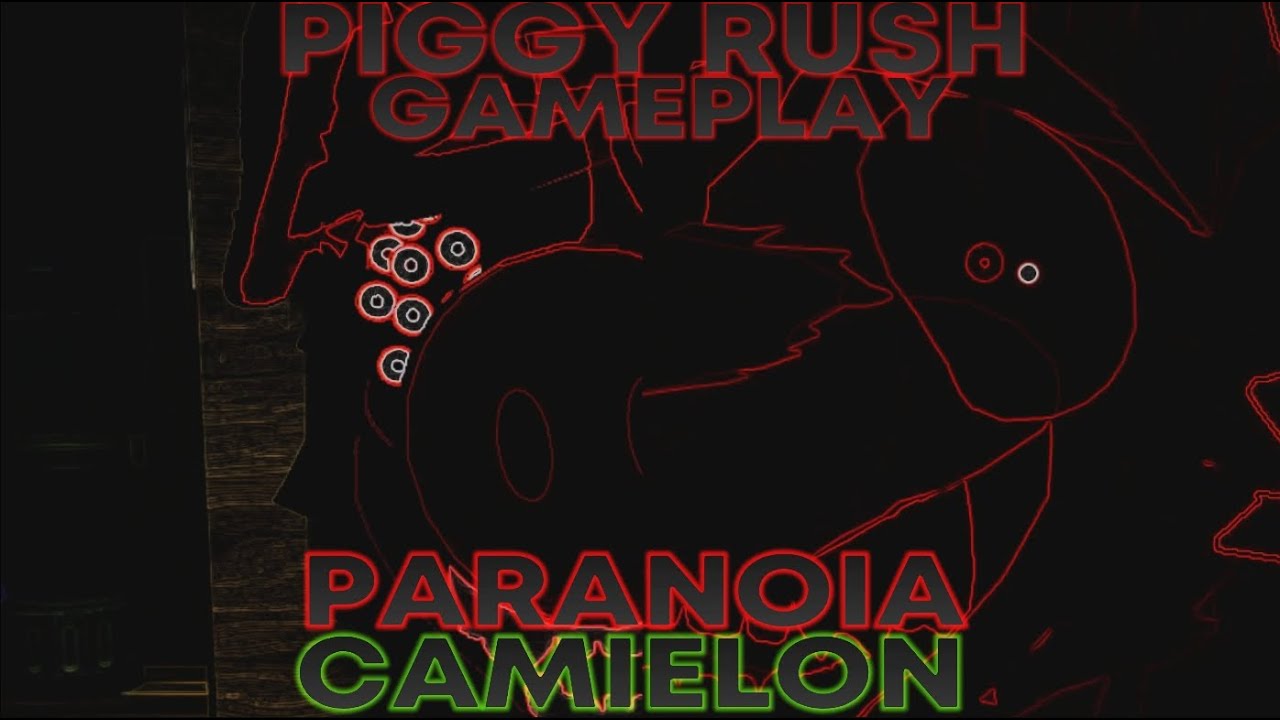 PIGGY RUSH-Camileon-Paranoia skin-GamePlay-PS5