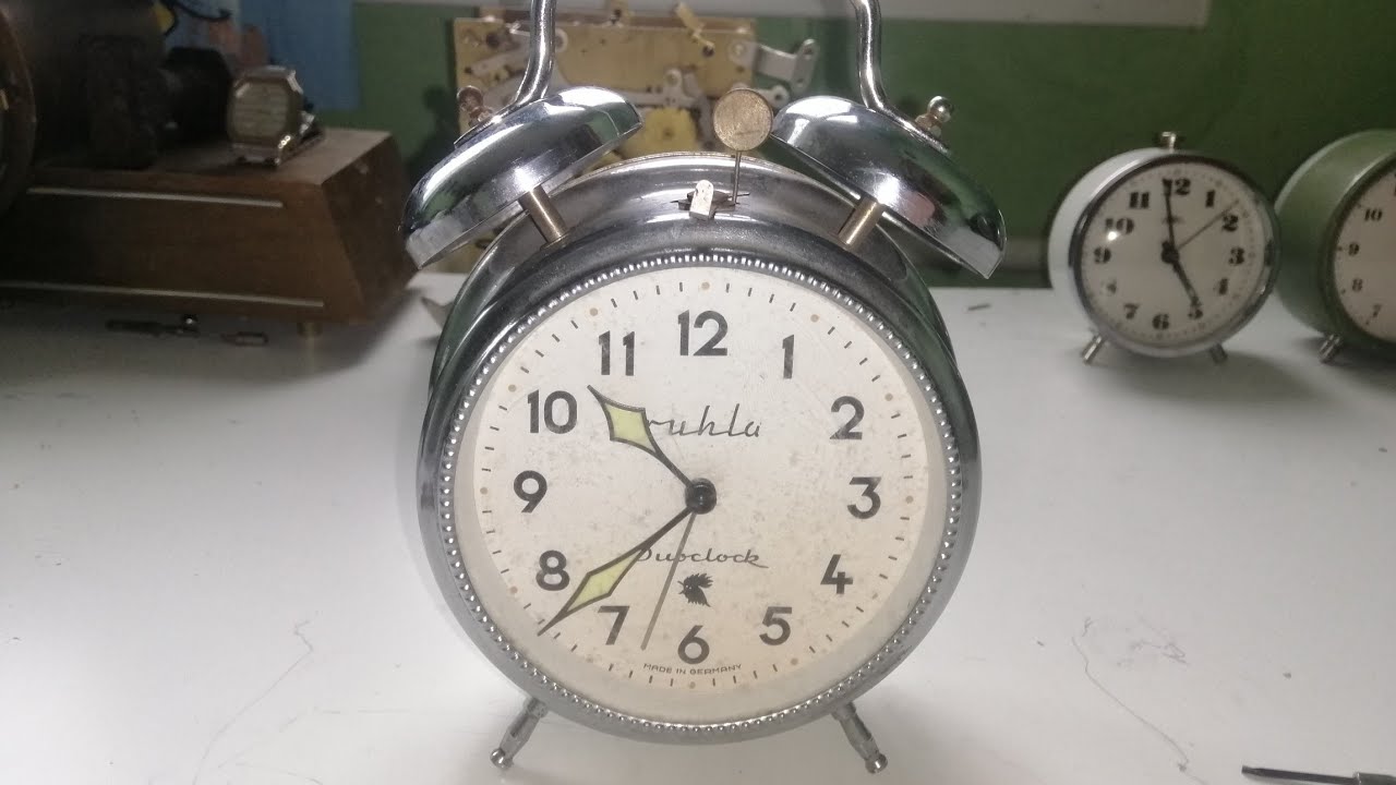 1960's RUHLA Duoclock alarm clock