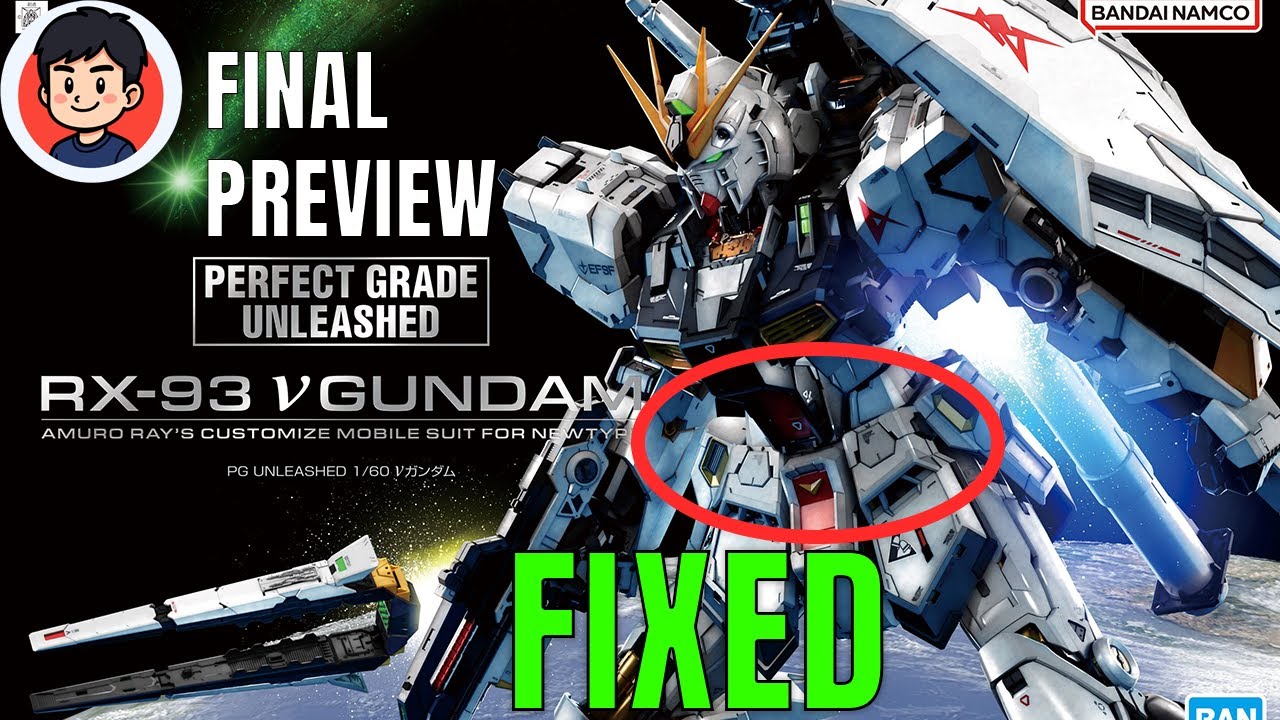 Bandai Addresses the PG Nu Unleashed Waist — Official Unboxing & Articulation Breakdown