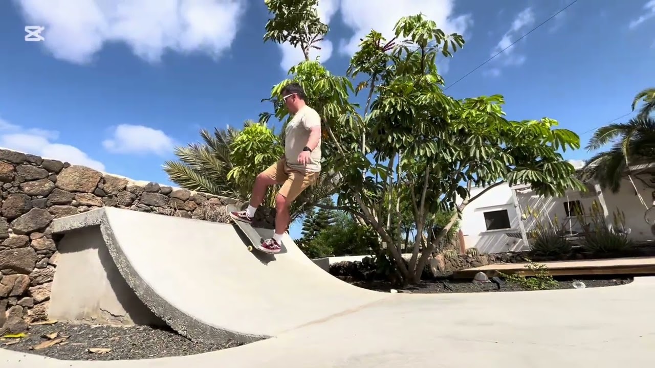 Skate, palms and Maccaroni