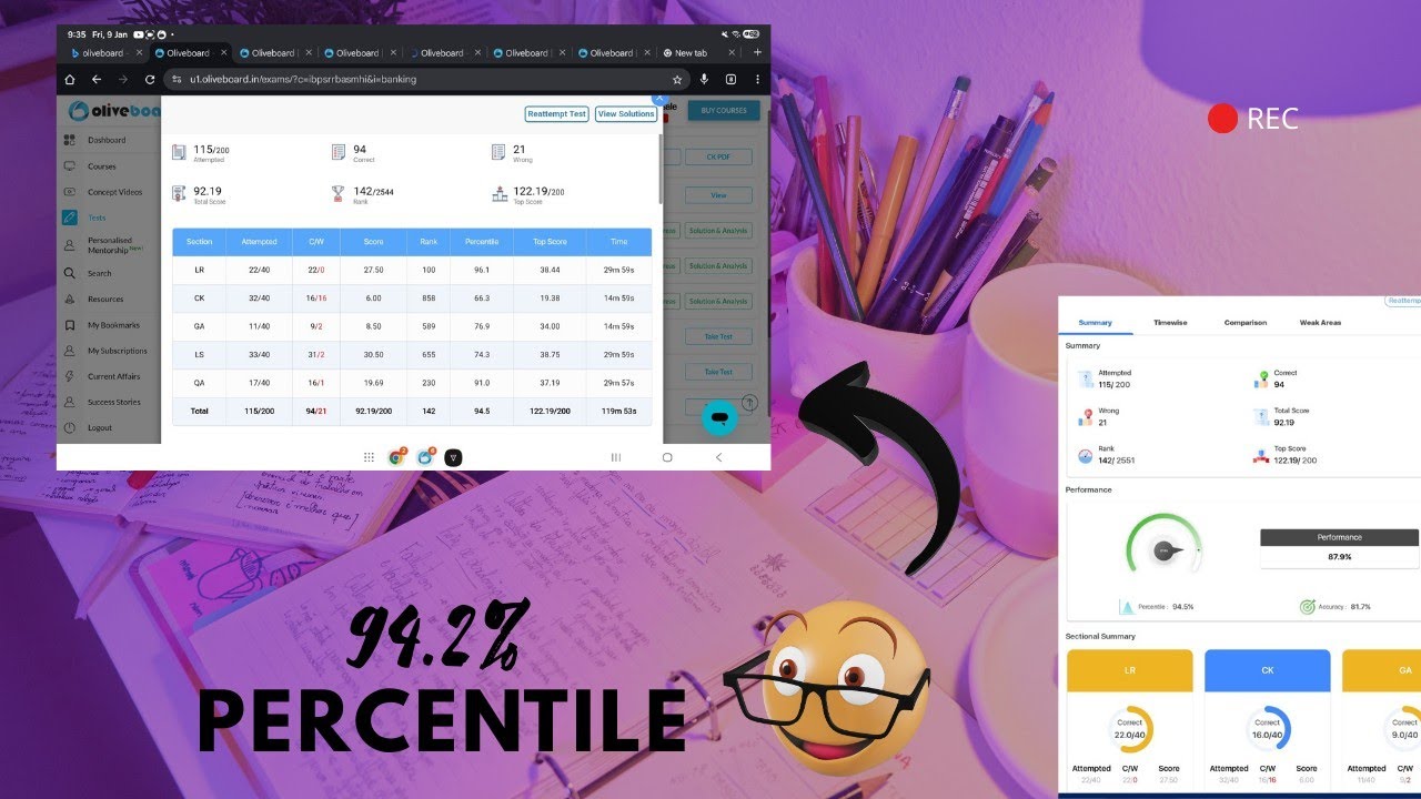 Oliveboard Rrb clerk mains full mock 03✅🧑‍🎓🎯🧿#short#anlysis#viral #youtube #banking #rrbclerk #video