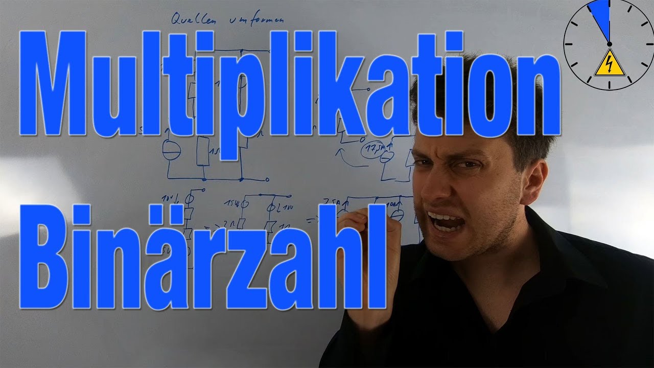 Multiplikation von Binärzahlen Dualzahlen - Elektrotechnik in 5 Minuten #ET5M