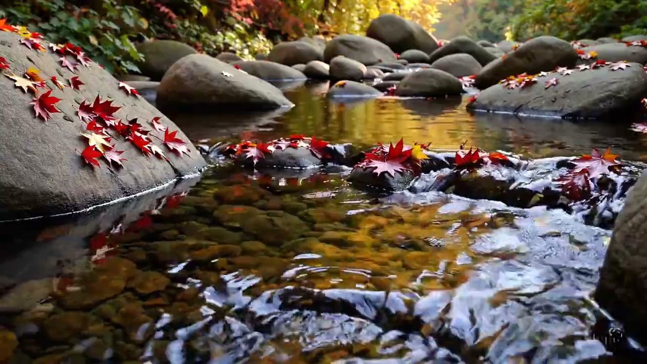 Relaxing Piano & Running Water for Meditation and Sleep