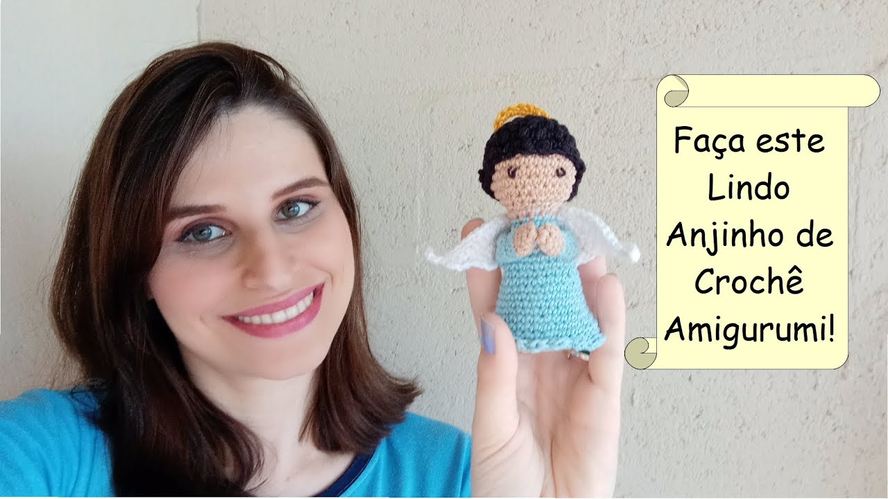 Aprenda Crochê: Faça Este Lindo Anjinho em Amigurumi!