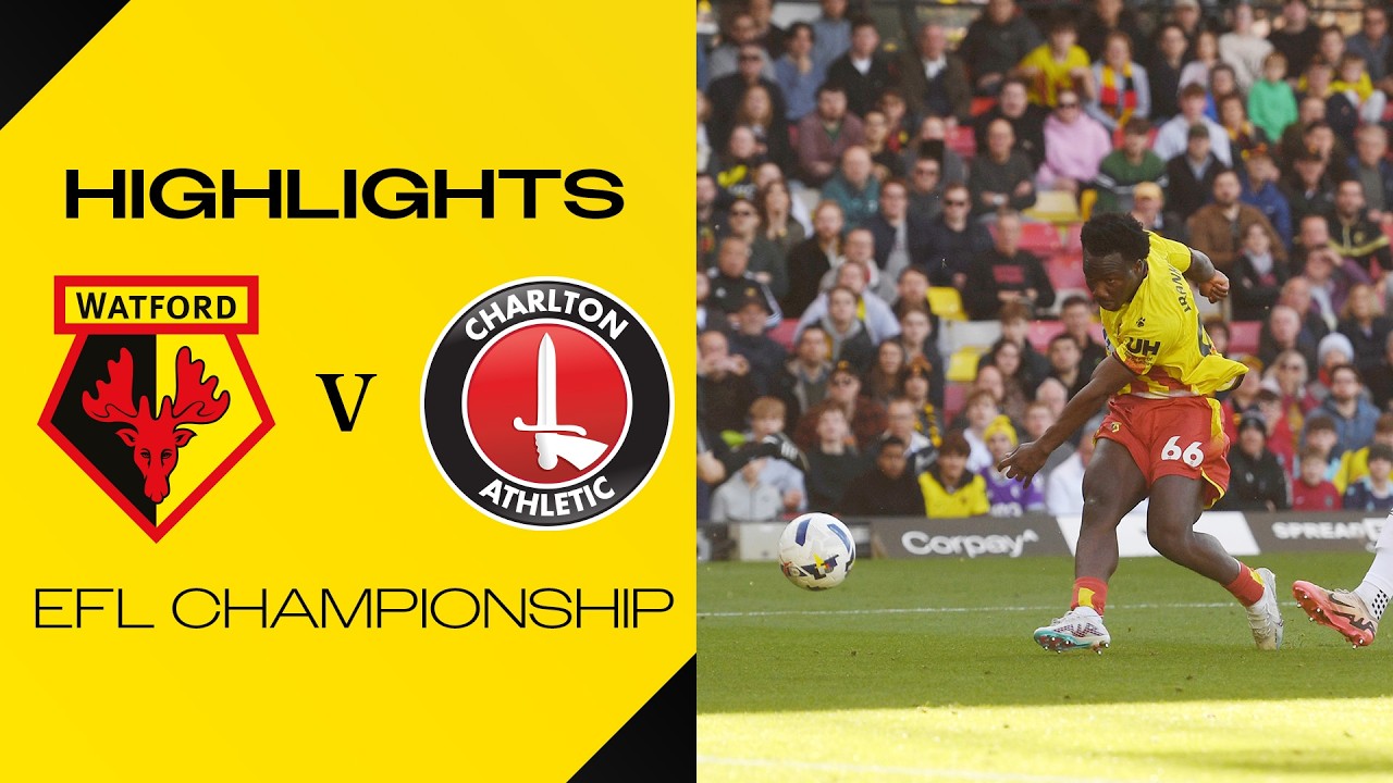 Watford 1-1 Charlton Athletic | Short Highlights