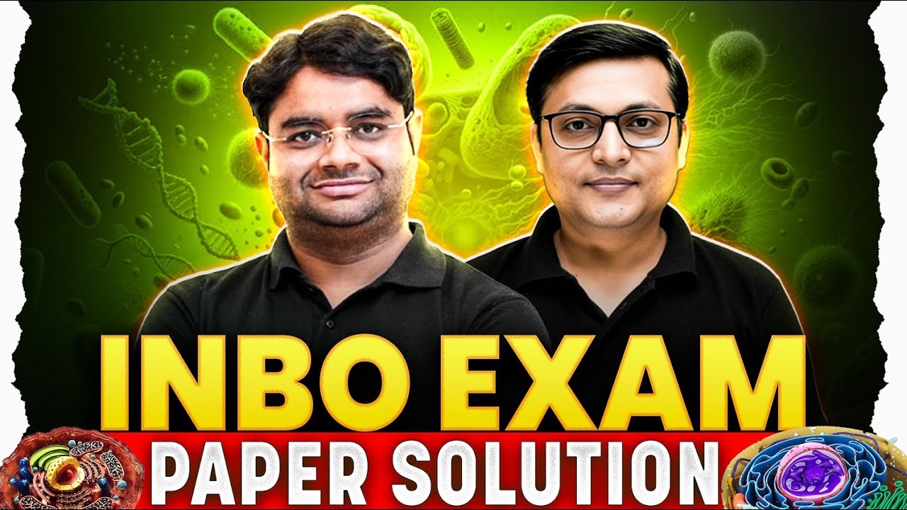 INBO Exam Paper Solution | Step-by-Step Answers & Explanation!