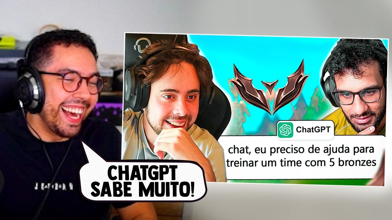 YETZ REAGINDO AO ABSOLUT PEDINDO AJUDA PRO CHATGPT PRA TREINAR OS BRONZES