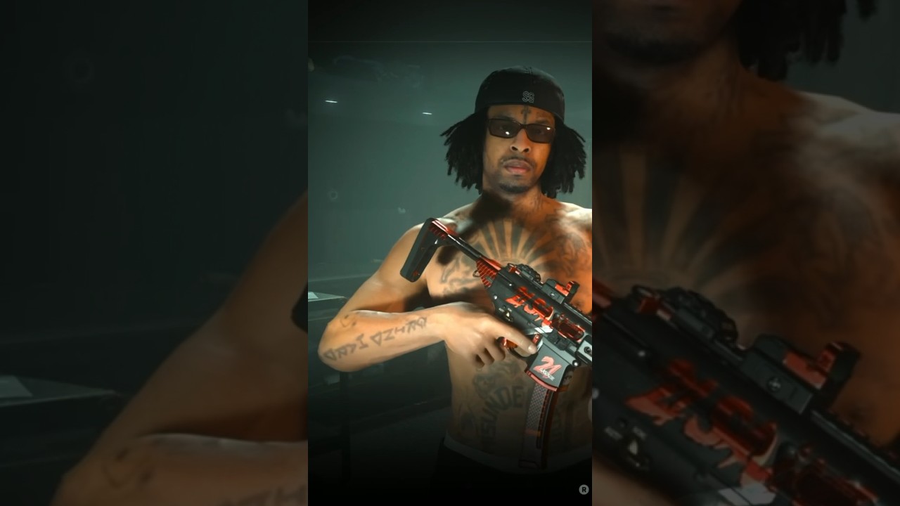 I got the NEW 21 SAVAGE SKIN in WARZONE🗡️ MW3 #shorts #212121