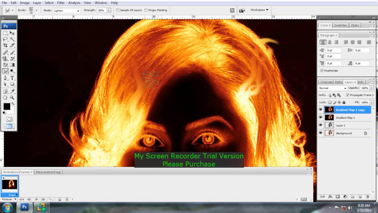 photoshop fireconversion fire
