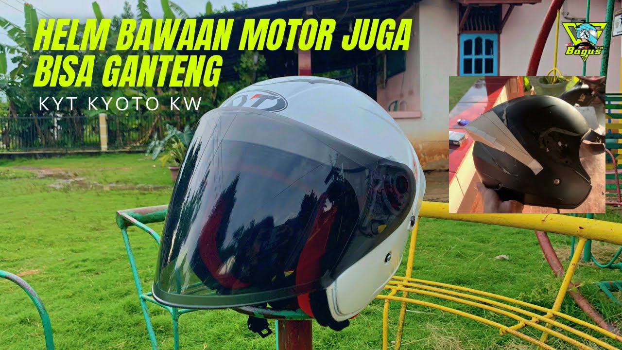 MODIF HELM YAMAHA JADI KYT KYOTO / NJS KAIROZ