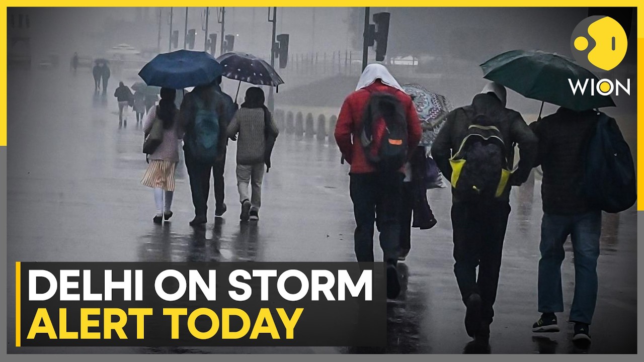 India: Delhi-NCR On Storm Alert, Thunderstorms & Hail Warning Today | WION News