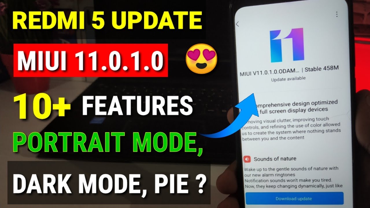 Redmi 5 Miui 11.0.1.0 new stable update released | 10 new features, Dark mode, Pie? redmi 5 Miui 11