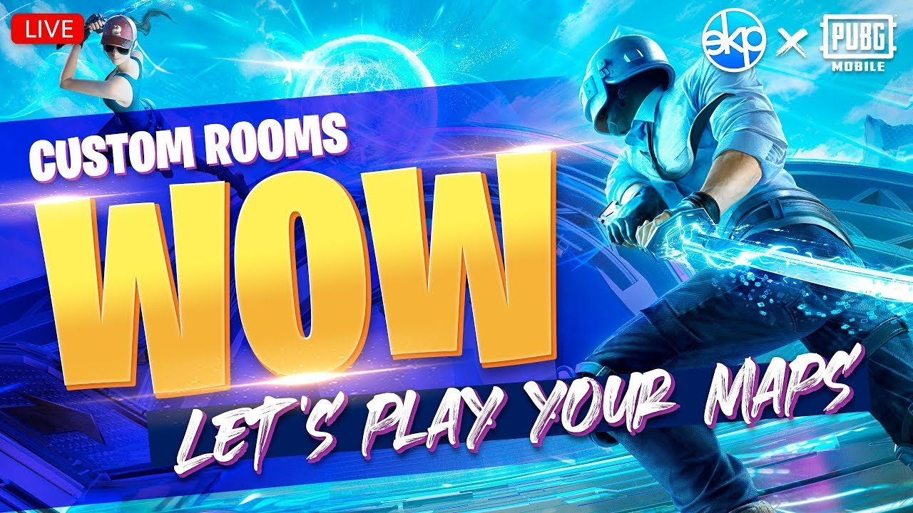 PUBG Mobile Unlimited Custom rooms Ft MAWK! PUBG M live custom uc rooms!! PUBG free rp give away